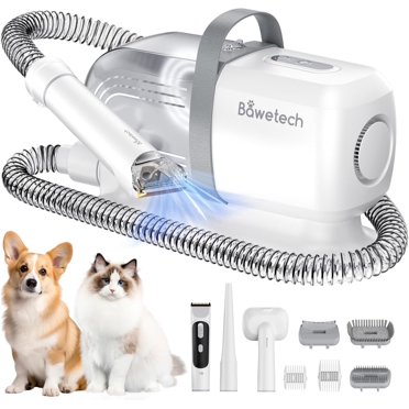 View of 2.5LPet Grooming Vacuum,5 in 1 Dog Grooming Vacuum with Ceramic Blades ...