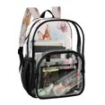 thumbnail image 2 of PVC Transparent Backpacks Clear Backpack for Travel and Outings Cute Llittle Deer, 2 of 7