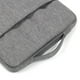 thumbnail image 4 of Matsuzay Bolsa para portátil de 15 pulgadas, reutilizable, lavable, con asa, cremallera protectora, Color sólido, multibolsillo, bolsa de Almacenamiento y organización del hogar Gris, 4 of 6