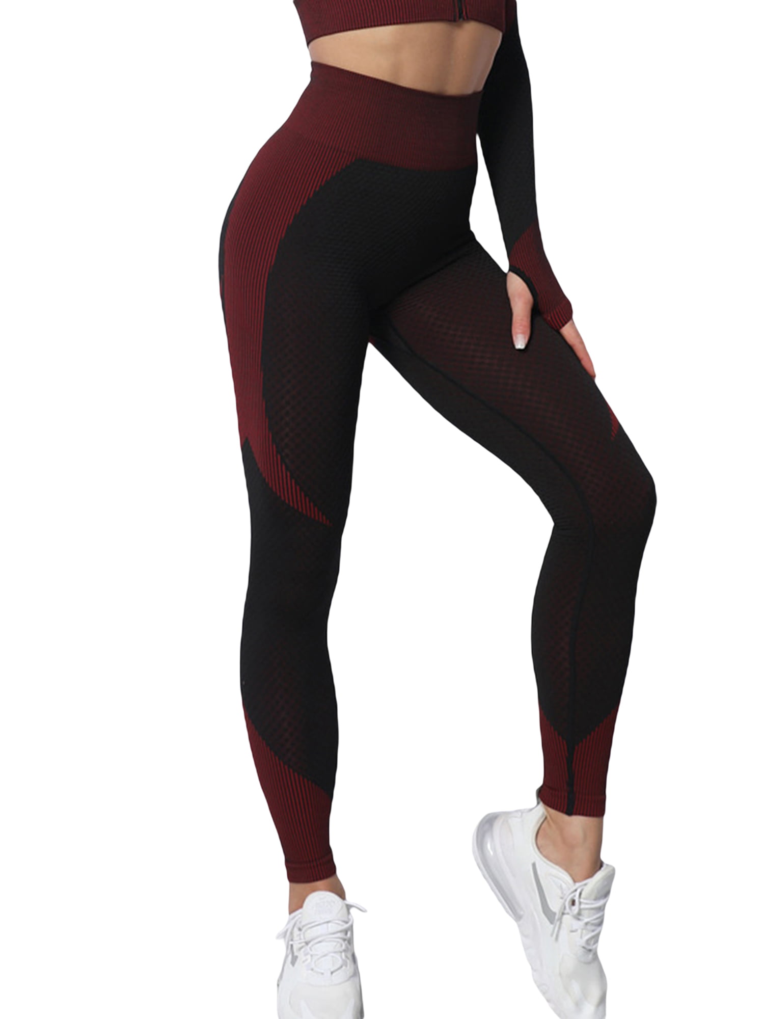 Details about   Yoga Pants High Waist For Women Workout Sportswear Polyesters Spandex Nylon New 