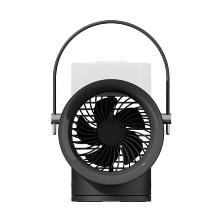 

Meterk Air Cooler 350mL Mini Space Cooler with Dual Misting Aromatherapy 3 Wind Speeds Night Light 4000mAh Desktop Air Conditioning Fan for Home Room Office