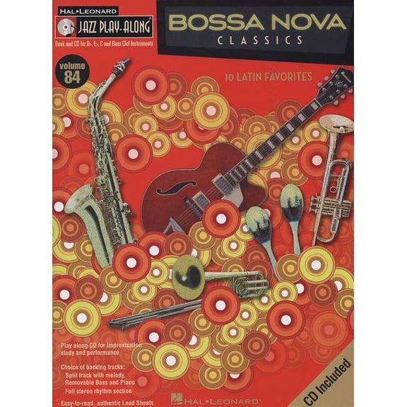 Hal Leonard Jazz Play-Along: Bossa Nova Classics: Jazz Play-Along Volume 84 (Other)