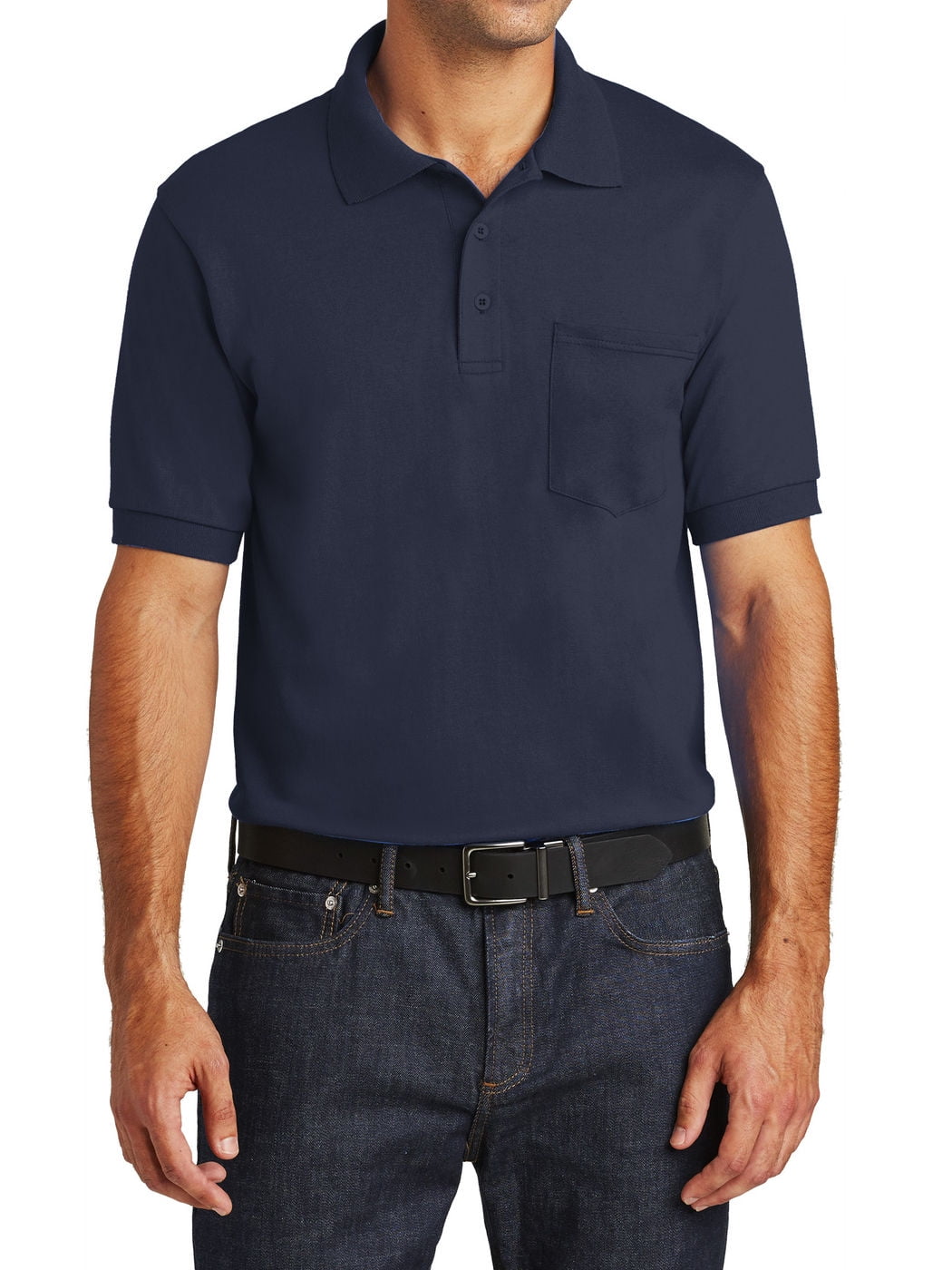 Mafoose Mens Silk Touch Polo with Pocket