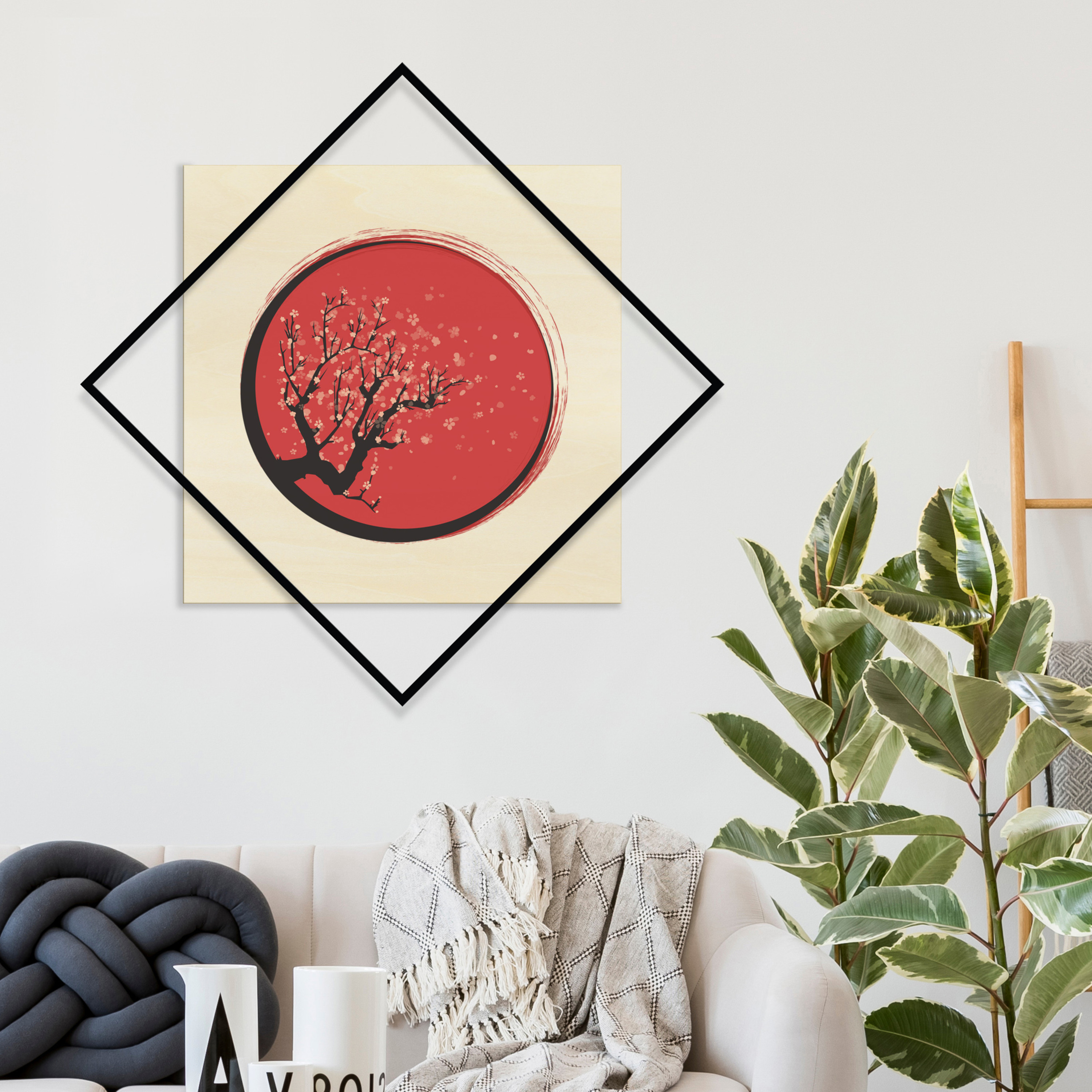 Ada Home Decor Silhouette Winter Modern Wood Wall Art