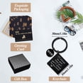 thumbnail image 5 of Dad Gifts Keychain Father’s Day Gifts from Son Daughter Children Square Keyring Birthday Christmas Gifts for Papa Daddy - Heroes For Girls Black 03, 5 of 5