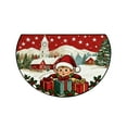 thumbnail image 2 of Antqov Half Round Doormat 16x24" Non-Slip Christmas Rug Holiday Door Mats Entryway Floor Rugs Indoor for Kitchen Living Room Bathroom Supplies, 2 of 6