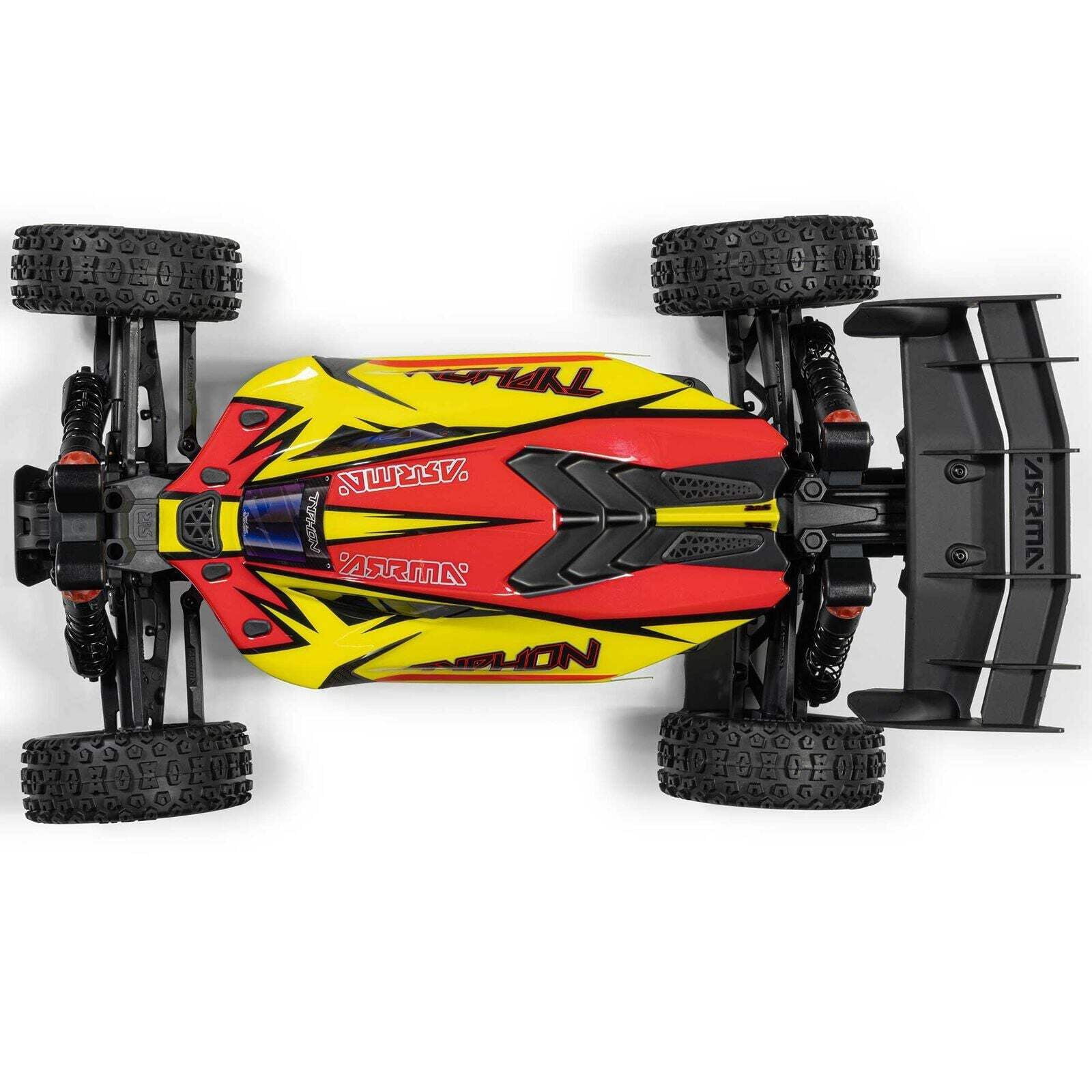 ARRMA 1/8 TYPHON 4X4 RTR Brushed Buggy Yellow ARA4206V4T2