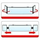 thumbnail image 5 of Espejo retrovisor genérico para coche, espejo , espejo retrovisor interior ajustable con clip, espejo de para SUV, 5 of 8