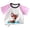 Pink, variant on Nwiuh Baby Boys Toddler Dinos,Animals,Cars Short Sleeve Graphic T-Shirts (Black, 12-18 Months)