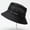Black, variant on Men's Summer Mesh Bucket Hat Wide Brim Outdoor Fishing Hiking Sun Protection Cap