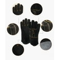 thumbnail image 3 of Cowhide Leather Welding Gloves 14 Inch | Best for Stick Welding, OxyAcetylene Professionals Forge Heat Fire Resistant BBQ Grilling Oven Mitts Fireplace Camping Furnace, 3 of 6