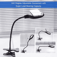 thumbnail image 3 of Magnifier Eye-Care Reading Lamp, LED Desk Lamp,Magnifying Lamp for Bedside Work, Craft Workbench, 3 of 7
