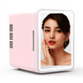 thumbnail image 6 of 6L Makeup Fridge with LED Light Mirror Mini Fridge for Bedroom Car Small Refrigerator for Cosmetics, Skin Care US Plug-A, 6 of 9