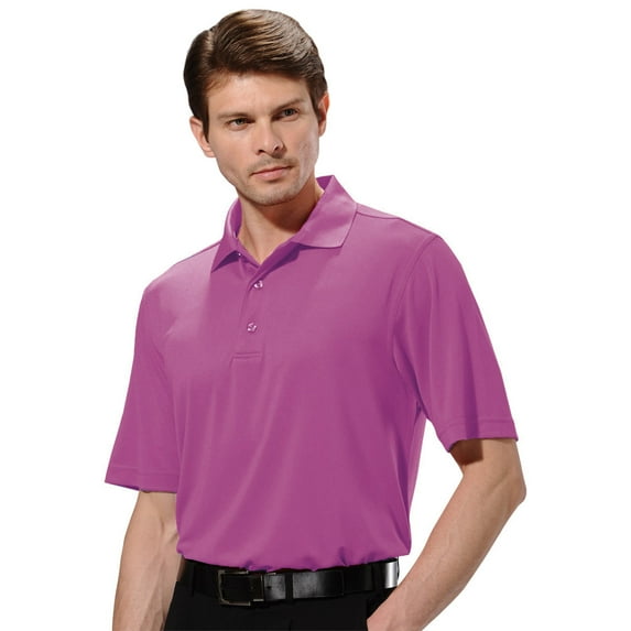 Monterey Club Men's Pique Solid Golf Polo Shirt #1060