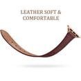 thumbnail image 3 of Slim Leather Band Compatible with Apple Watch Bands for Women 40mm 38mm 41mm 42mm 44mm 45mm 46mm, Top Grain Genuine Leather Strap Thin Wristband for iWatch Series 11 10 SE 9 8 7 6 5 4 3 2 1, 3 of 16