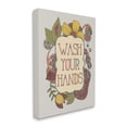 thumbnail image 3 of Stupell Industries Wash Your Hands Bathroom Sign Intricate Floral Details Graphic Art Gallery Wrapped Canvas Print Wall Art, Design by Valentina Harper, 3 of 5