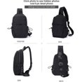 thumbnail image 4 of Small Black Sling Crossbody Backpack Shoulder Bag, Lightweight Single Strap Backpack Sling Bag, 4 of 5