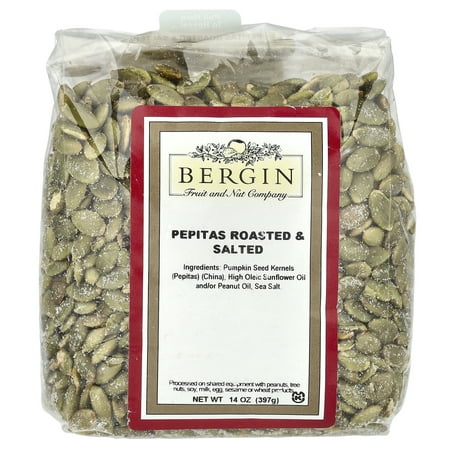 Bergin Fruit and Nut Company Pepitas Roasted & Salted, 14 oz (397 g)