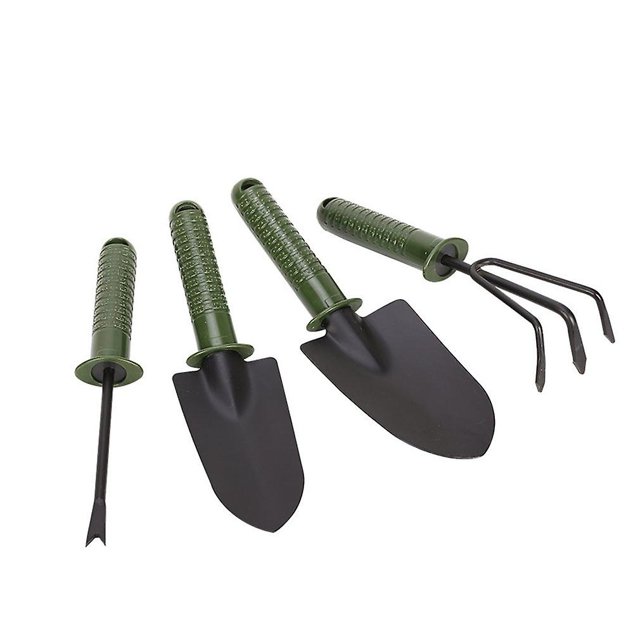 4 Uds Mini pala rastrillo pala Diy herramientas de jardinería Set flor deshierbe Bonsai herramientas mango de plástico hecho a mano para suministros de jardín ShuxiuWang 8390612494185