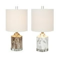 thumbnail image 1 of Imax A0216354 Noidal Faux Marble Mini Lamps, White - Assorted 2, 1 of 1