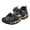 Blue, variant on PLERISE Men's Closed Toe Hiking Sandals, Adjustable Straps, Breathable Water & Beach Outdoor Sport Sandals for Walking, Fishing, Adventure, Travel