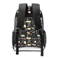 thumbnail image 2 of Easygdp Vegetable Quiche Clear Backpack, Transparent Bookbag for School for Women Men, Capacity Clear Bag for College, Travel, 2 of 7