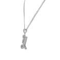 thumbnail image 2 of 925 Sterling Silver CZ Letter Initial "Y" Pendant Necklace - Y, 2 of 4