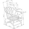 thumbnail image 6 of Better Homes and Gardens Myrtle Creek 5-Piece Fire Pit Chat Set, 6 of 7
