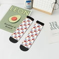 thumbnail image 7 of Fuzoiu Cartoon Helicopter Print Adult Socks, Crew Moisture-wicking Socks, Unisex Cushion Crew Socks,Casual Sports Ankle Socks, 7 of 7
