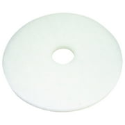 Americo® Polishing Pads, 17" Diameter, White, 5/Carton 401217