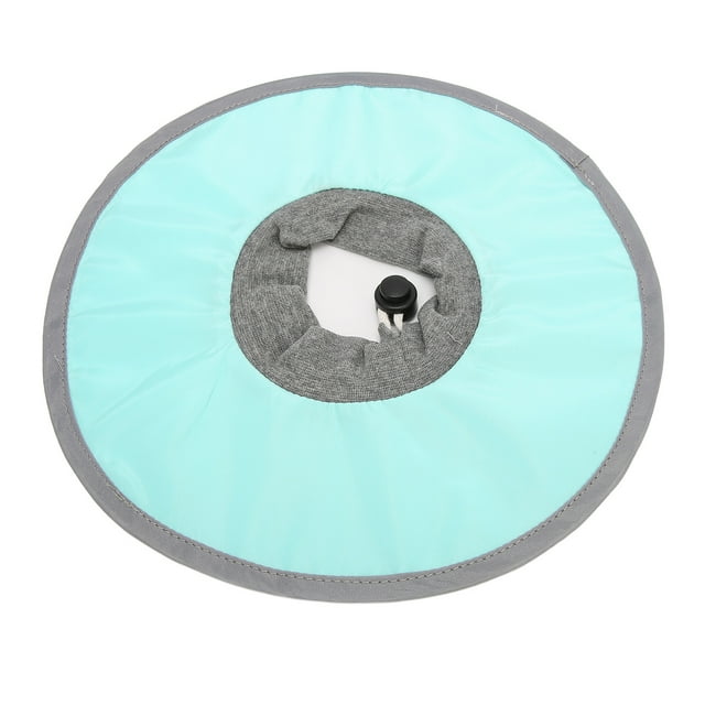 Collier de Récupération pour Chat, Bords Souples Ajustables Imperméable Collier Post-Chirurgical pour Animaux de Compagnie Prévient le Léchage pour la Guérison des Plaies Bleu Clair, Rose, Vert Fruit