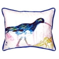 thumbnail image 3 of Black Shore Bird Large Indoor/Outdoor Pillow 16x20, 3 of 4