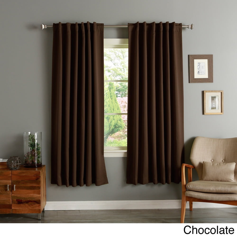 Aurora Home Insulated 72 Inch Thermal, What Size Curtains Do I Need For A 72 Inch Window