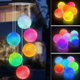 thumbnail image 1 of LINLIN  Solar Wind Chime Light, Wind Chime Lights Color Changing Outdoor Home Mobile Hanging Bells Chime Waterproof for Patio Yard Garden, 1 of 8