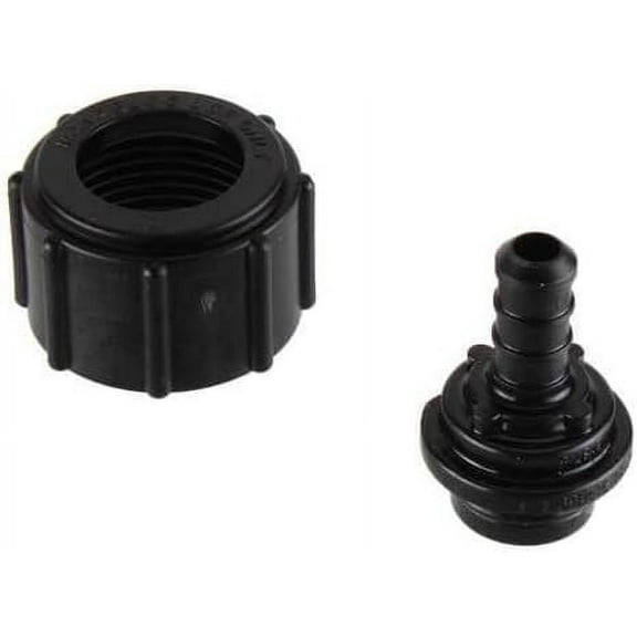 PolyAlloy PEX Crimp Port Adapter, 3/8" PEX Crimp x 1/2" Port (Zero Lead)