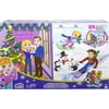 Polly Pocket Advent Calendar, Winter Family Fun Theme & 25 Days of Surprises (34 total Play Pieces), 4 & Up