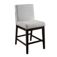 thumbnail image 3 of ACME Edwyn Counter Height Chair (Set-2) in Gray Linen & Espresso, 3 of 6