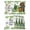 Green White, variant on St. Patrick's Day Placemats Set of 6, Lucky Shamrocks Boots Green Buffalo Plaid Placemats for Dining Table, Place Mats for Kitchen Tabletop, Waterproof Wipeable Dining Table Mats Set