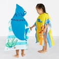 thumbnail image 3 of Usaibhir Hooded Kids Beach Towels - Toddler Bath Towel Girls Boys Swim Cover-ups for Ages 3 to 7 Kids Pool Towels Quick Dry Lightweight Soft Microfiber Poncho 23.6x47.2 inch, 3 of 7