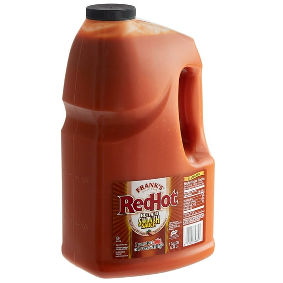 Frank's RedHot Sauce Buffalo Sandwich Prête à l'Emploi 1 Gallon - 2/caisse