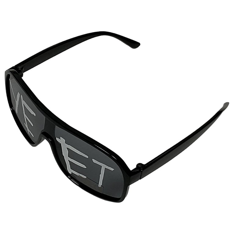 Black Yeet Adult Sunglasses for Main Event Jey Uso Costume