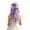 Purple, variant on Little Girls Hair Accessories Girl First Communion Veil Flower Crown Veil with Bow Cross White Lace Floral Headband for Catholic Baptism Pink Size,1-13 Years