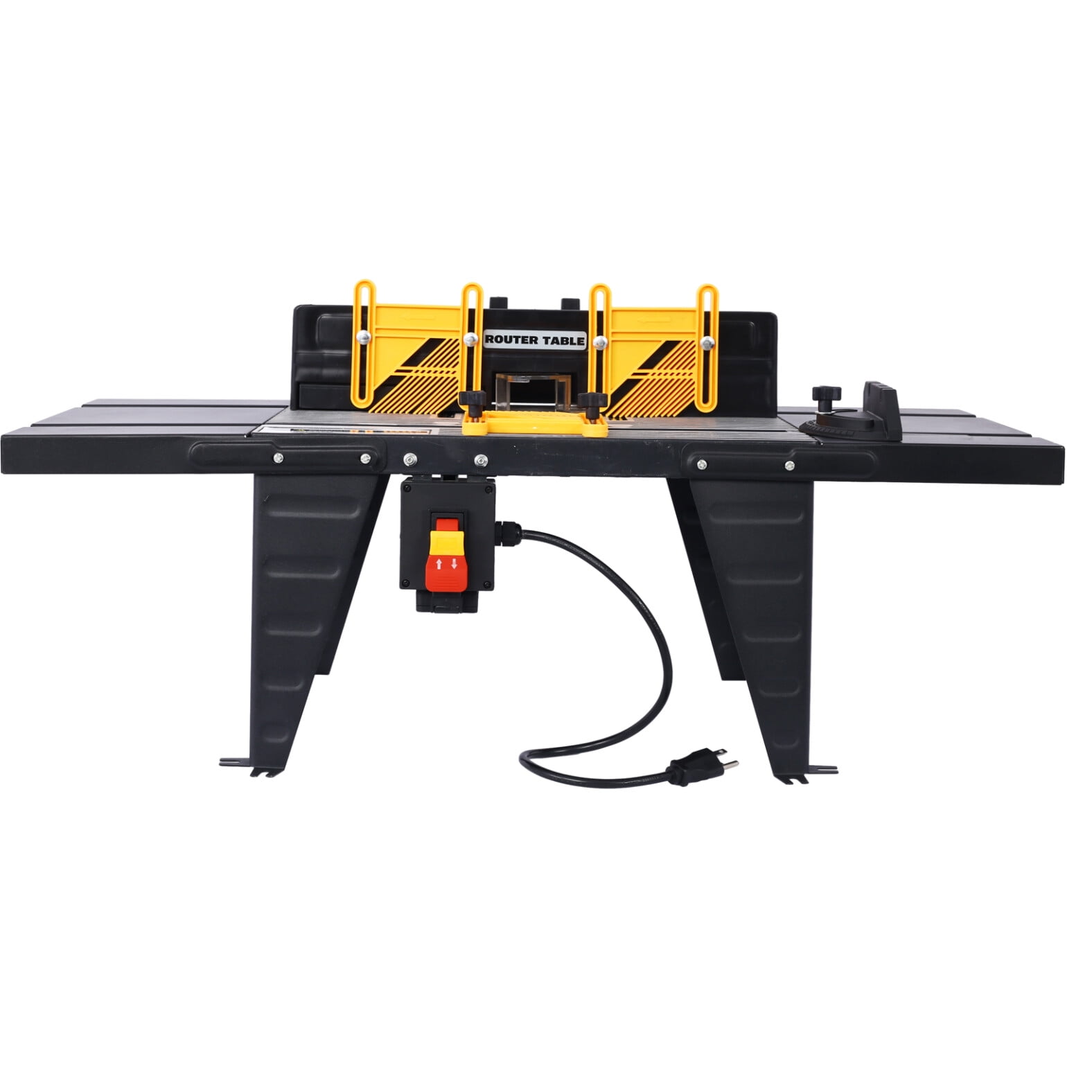Electric Router Table, Universal Benchtop Router Tables Top, Wood Working Router Table, Precise Routing Table Craftsman Tool for Woodworking, Black