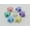 Mixed Color Star 10mm, variant on U8MO 200 Mixed Pastel Color Acrylic Various Shape Pony Beads for Kids Kandi Craft-Mixed Color Star 8mm