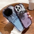 thumbnail image 4 of Compatible with iPhone 14 Pro Max Glitter Case,Bling Sparkly Plating Astronaut Stand Case Cute Astronaut Camera Soft Shockproof Shiny Clear Cover Bumper Case for iPhone 14 Pro Max (Sierra Blue), 4 of 9
