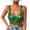 Green, variant on Womens Sparkly Sequin Tank Tops Shiny Metallic Chest Chain Bra Stand Strap Backless Cami Crop Top Going Out Tops for Party Rave Club