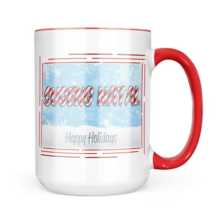

Neonblond Merry Christmas in Javanese from Java Indonesia Mug gift for Coffee Tea lovers