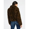 thumbnail image 4 of Sofia by Sofia Vergara Women's and Women's Plus Size Faux Fur Chubby Jacket, Sizes XS-4X, 4 of 5