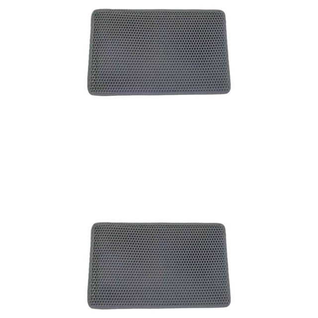 maskred Easy To Clean Litter Mat Safe And Non-toxic Cat Accessories Cute Practical Grey 30*30cm 2Set