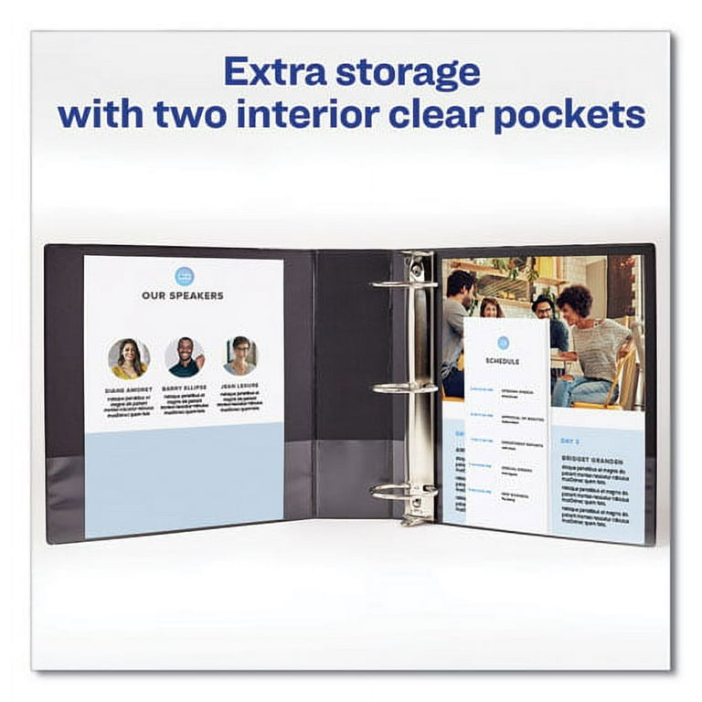 Legal Durable Non-View Binder with Round Rings, 3 Rings, 1 Legal Durable Non-View Binder with Round Rings, 3 Rings, 1